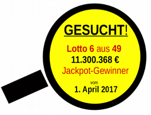 Lupe mit GESUCHT! Aufruf für Jackpot-Gewinner